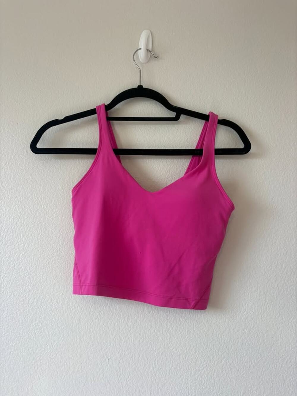 Lululemon Hot Pink Cropped Tank - Size 4